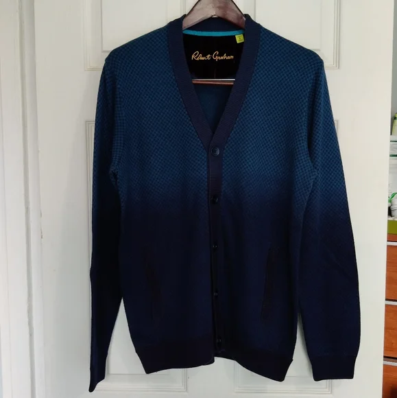 Robert Graham, size S, Blue/Navy cardigan